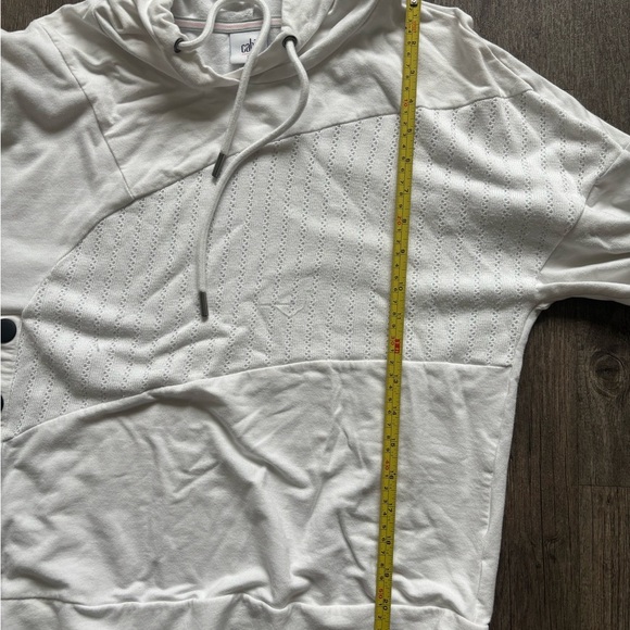 CAbi Cream Hoodie with Button Accents - Picture 4 of 6